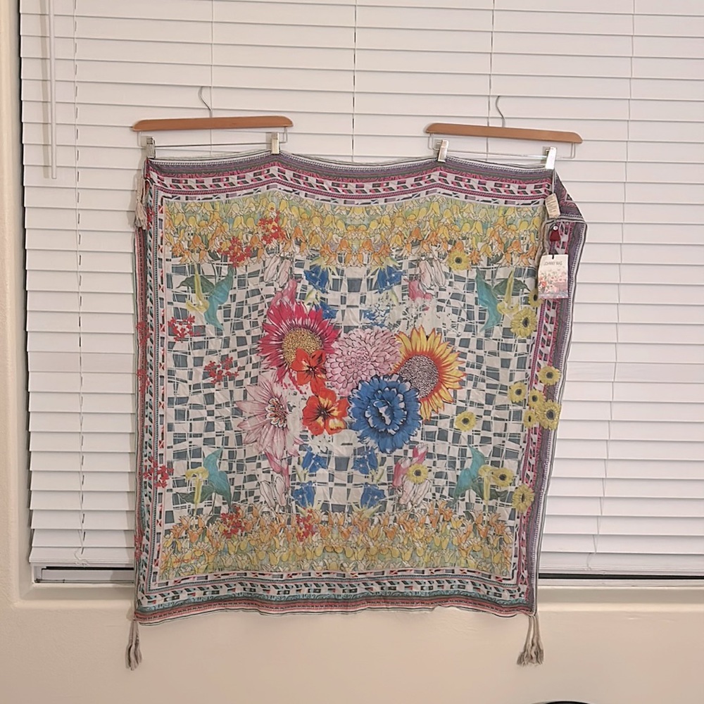 Johnny Was silk scarf